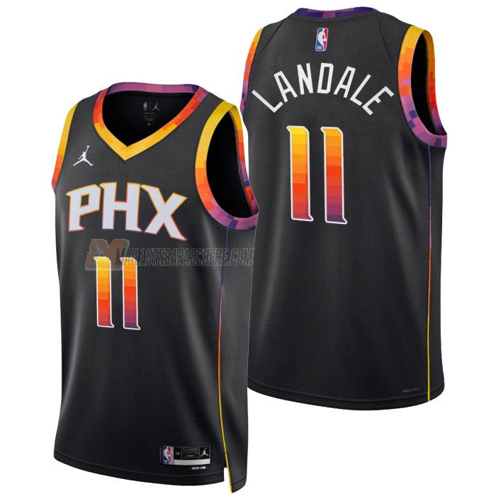 maillot jock landale phoenix suns de 11 homme noir statement edition 2023