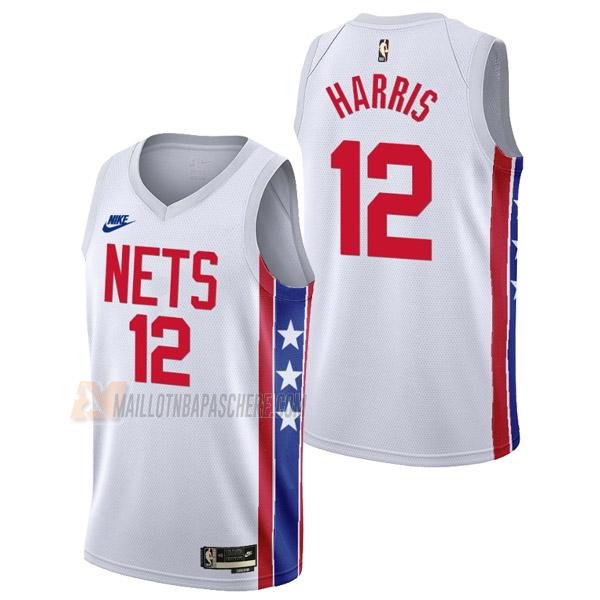 maillot joe harris brooklyn nets de 12 homme blanc classic edition 2023