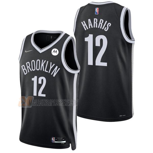 maillot joe harris brooklyn nets de 12 homme noir icon edition 2022