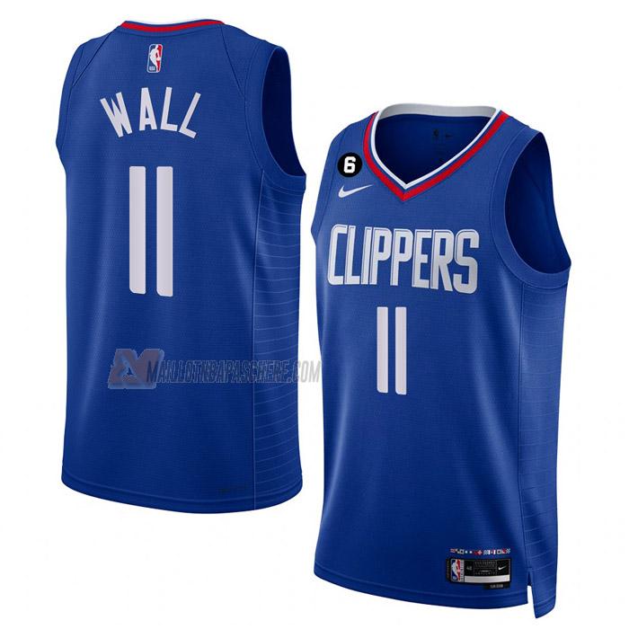 maillot john wall los angeles clippers de 11 homme bleu icon edition 2023