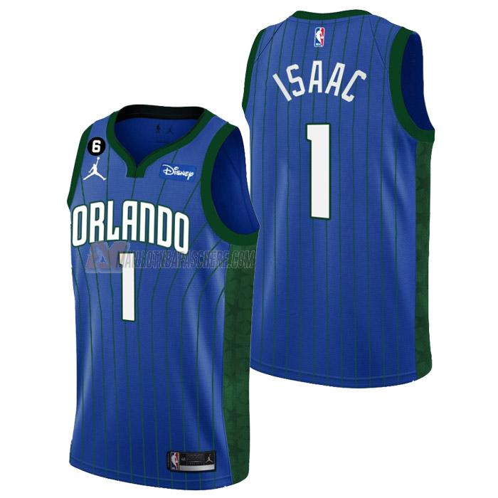 maillot jonathan isaac orlando magic de 1 homme vert statement edition 2023