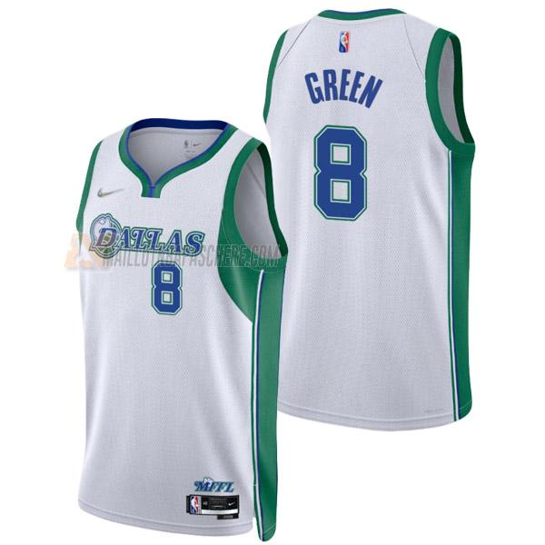 maillot josh green dallas mavericks de 8 homme blanc city edition 2022