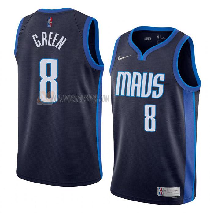 maillot josh green dallas mavericks de 8 homme bleu marine earned edition 2022