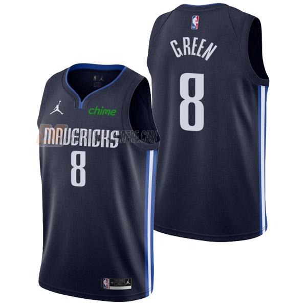 maillot josh green dallas mavericks de 8 homme bleu marine statement edition 2022