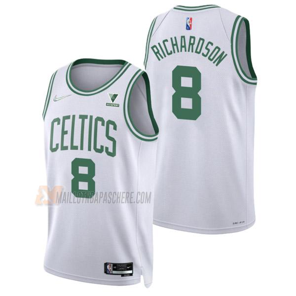 maillot josh richardson boston celtics de 8 homme blanc association edition 2022