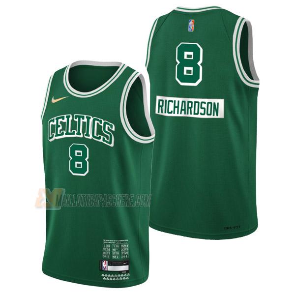 maillot josh richardson boston celtics de 8 homme vert city edition 2022