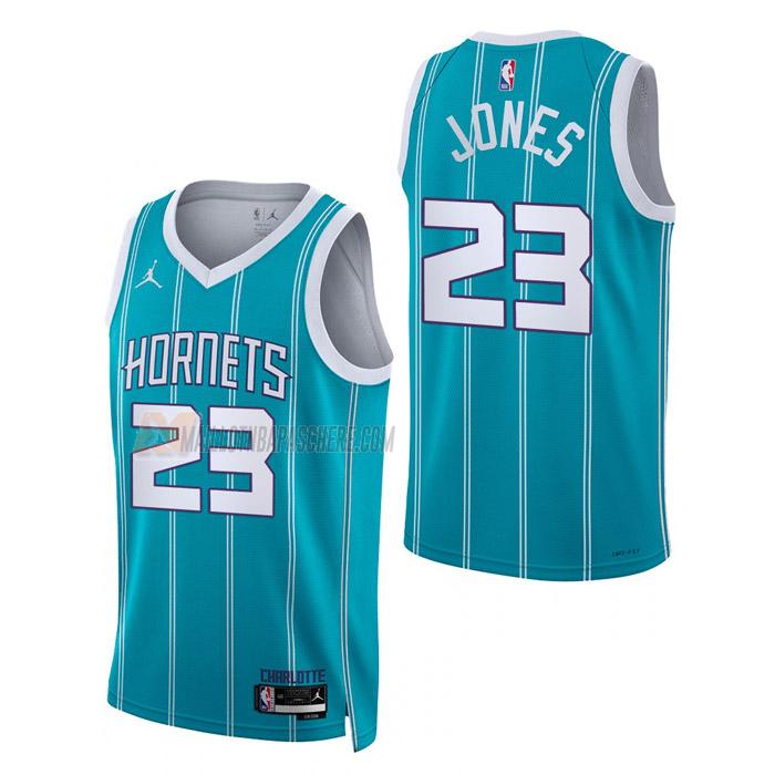 maillot kai jones charlotte hornets de 23 homme sarcelle icon edition 2023