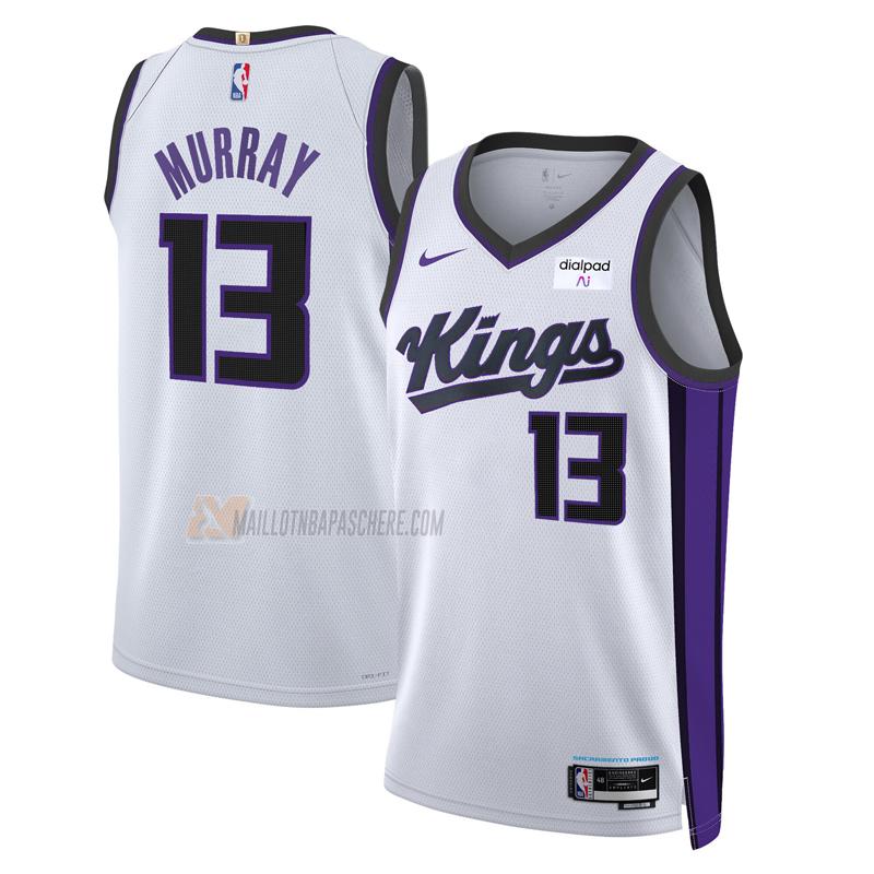 maillot keegan murray sacramento kings de 13 homme blanc association edition 2023-24