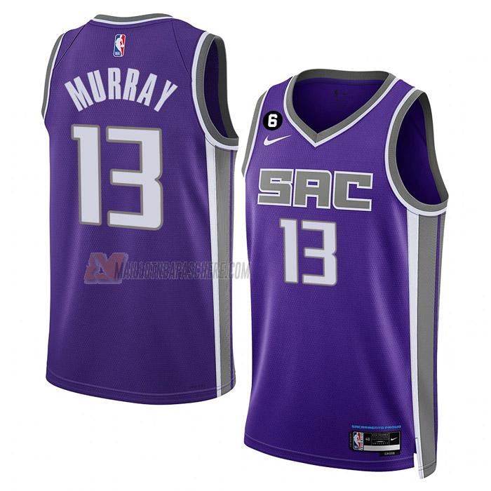 maillot keegan murray sacramento kings de 13 homme mauve icon edition 2023