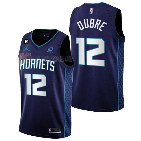 maillot kelly oubre charlotte hornets de 12 homme mauve statement edition 2023