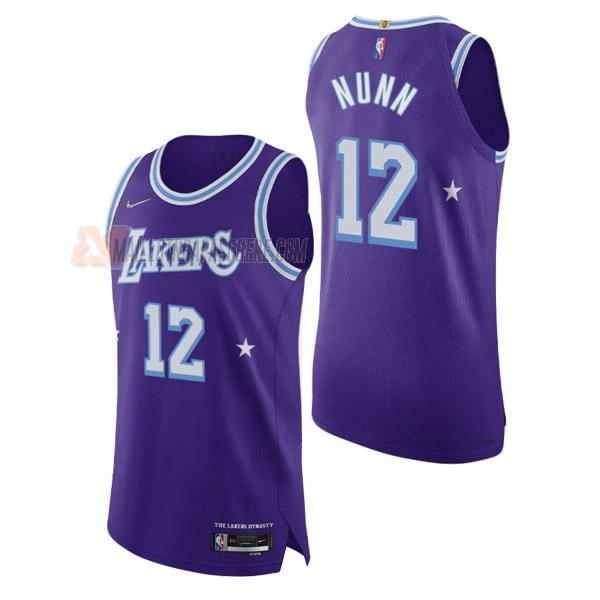 maillot kendrick nunn los angeles lakers de 12 homme mauve city edition 2022