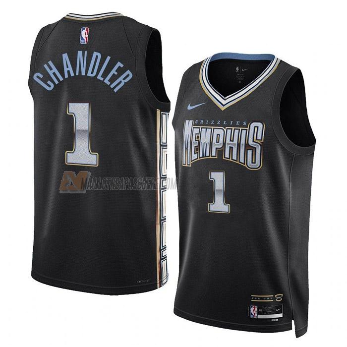 maillot kennedy chandler memphis grizzlies de 1 homme noir city edition 2023