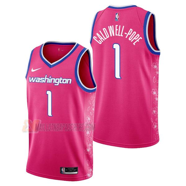 maillot kentavious caldwell-pope washington wizards de 1 homme rose city edition 2023