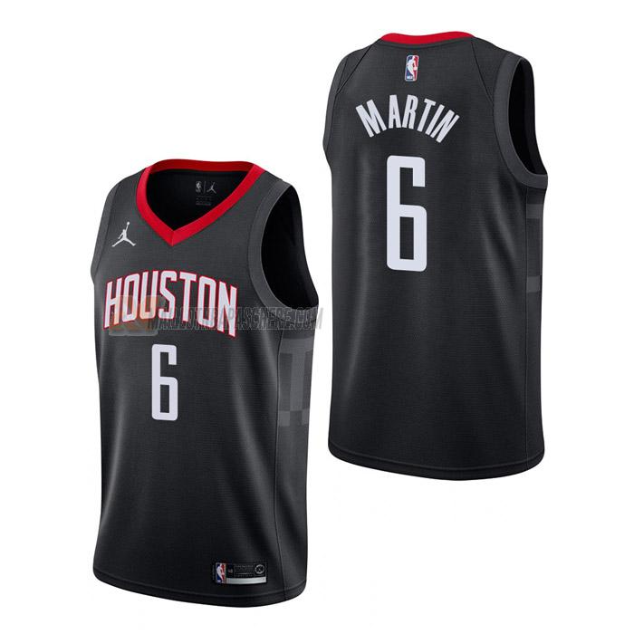 maillot kenyon martin jr houston rockets de 6 homme noir statement edition 2023