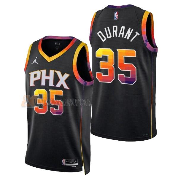 maillot kevin durant phoenix suns de 35 homme noir statement edition 2023