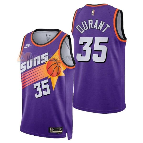 maillot kevin durant phoenix suns de 35 homme violet classic edition 2023