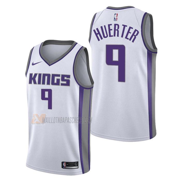 maillot kevin huerter sacramento kings de 9 homme blanc association edition 2023