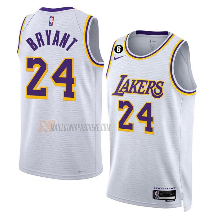 maillot kobe bryant los angeles lakers de 24 homme blanc association edition 2023