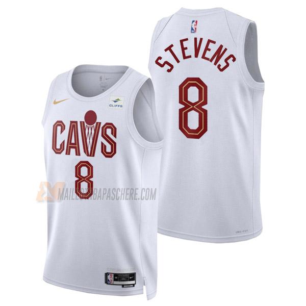 maillot lamar stevens cleveland cavaliers de 8 homme blanc association edition 2023