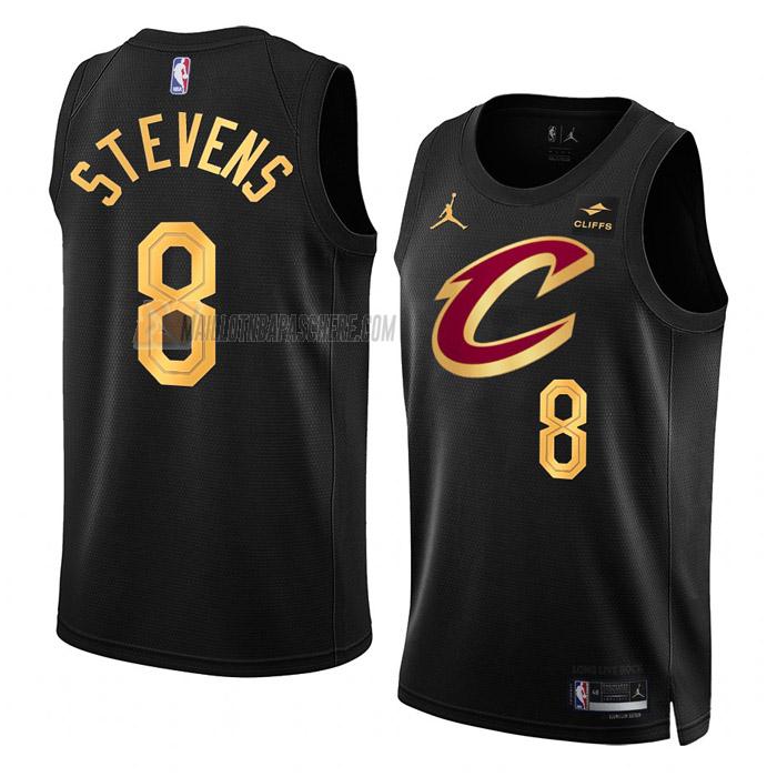 maillot lamar stevens cleveland cavaliers de 8 homme noir statement edition 2023