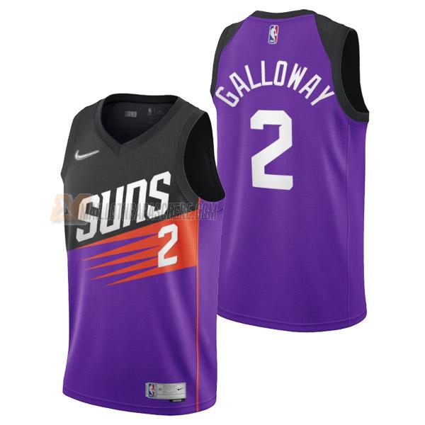 maillot langston galloway phoenix suns de 2 homme mauve earned edition 2022