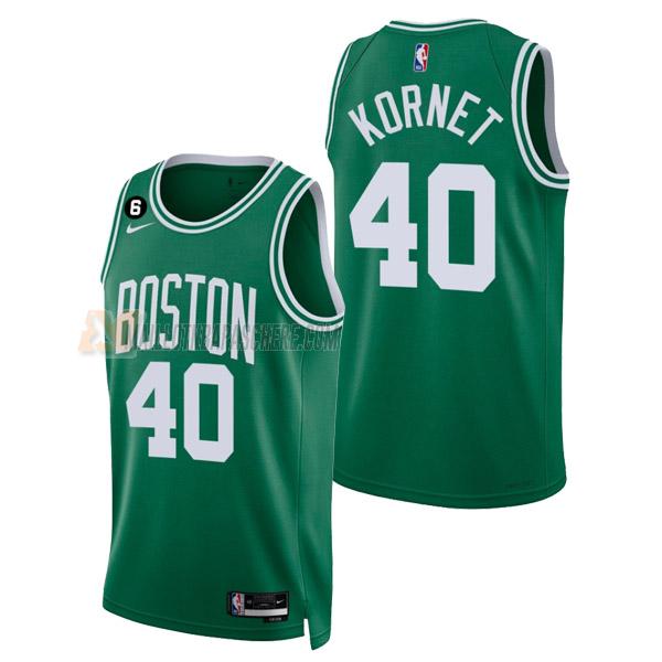 maillot luke kornet boston celtics de 40 homme vert icon edition 2023