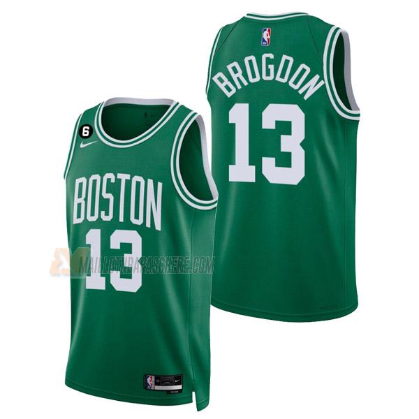 maillot malcolm brogdon boston celtics de 13 homme vert icon edition 2023