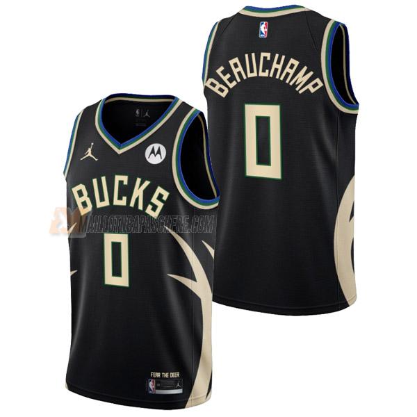 maillot marjon beauchamp milwaukee bucks de 0 homme noir statement edition 2023