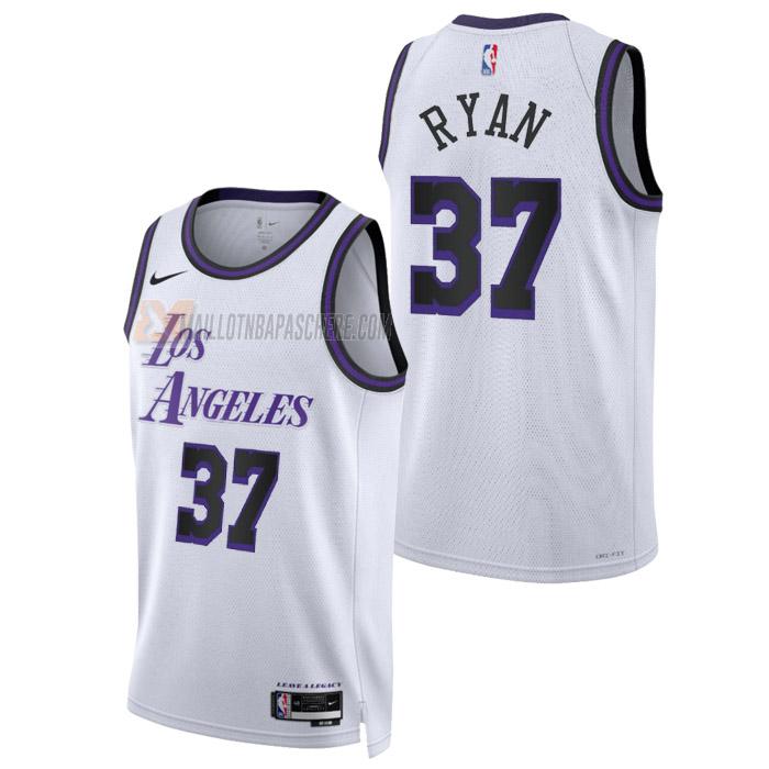 maillot matt ryan los angeles lakers de 37 homme blanc city edition 2023