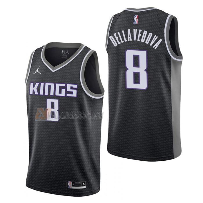 maillot matthew dellavedova sacramento kings de 8 homme noir statement edition 2023