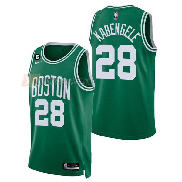 maillot mfiondu kabengele boston celtics de 28 homme vert icon edition 2023