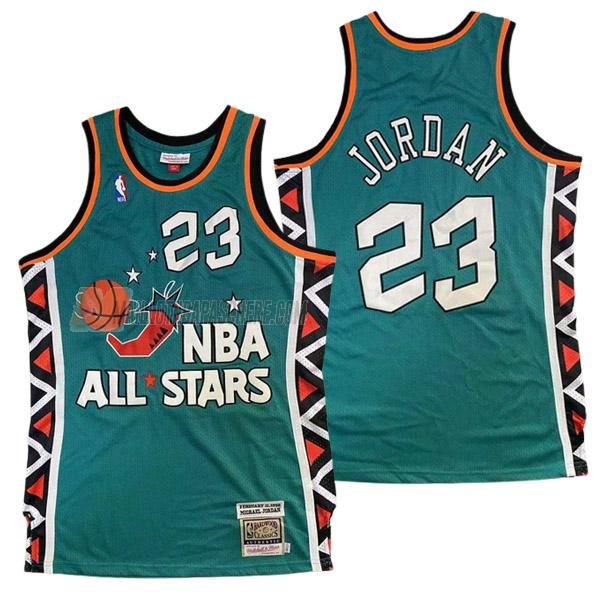 maillot michael jordan all star de 23 homme vert 23210c4 1996