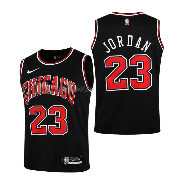 maillot michael jordan chicago bulls de 23 enfant noir statement edition 2019