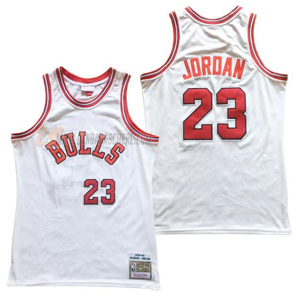 maillot michael jordan chicago bulls de 23 homme blanc 23210c16