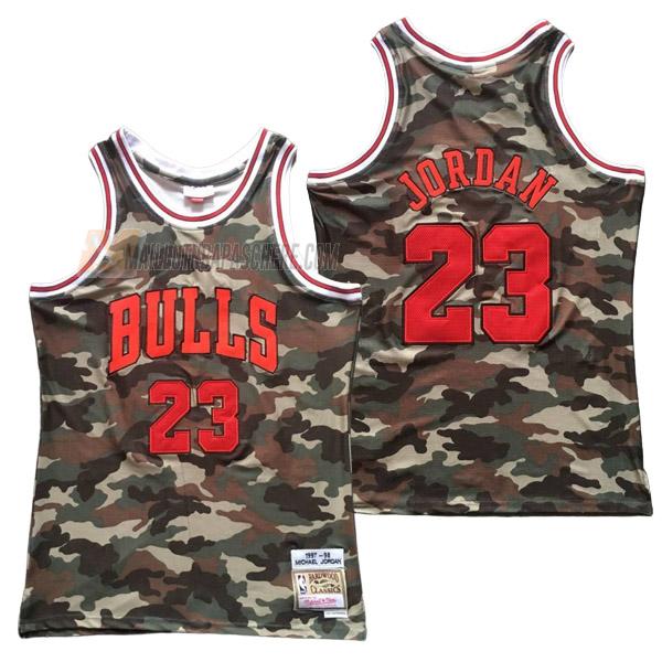 maillot michael jordan chicago bulls de 23 homme camouflage 23210c9