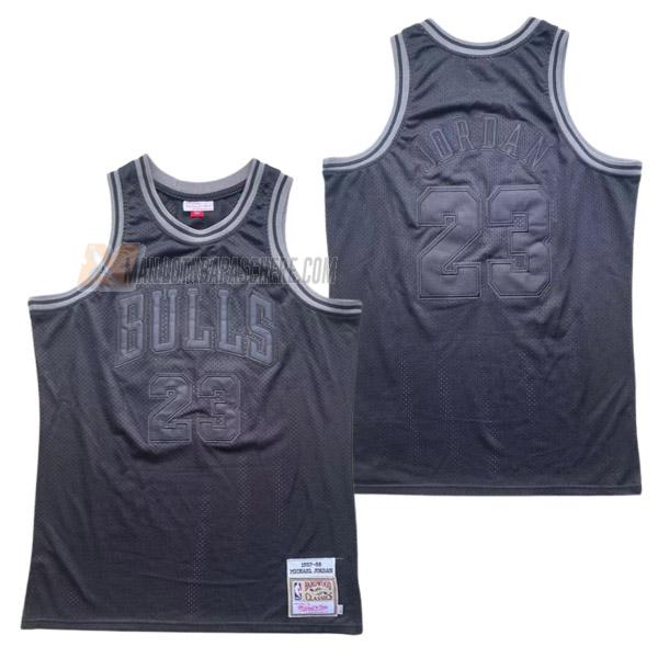 maillot michael jordan chicago bulls de 23 homme gris 23210c2