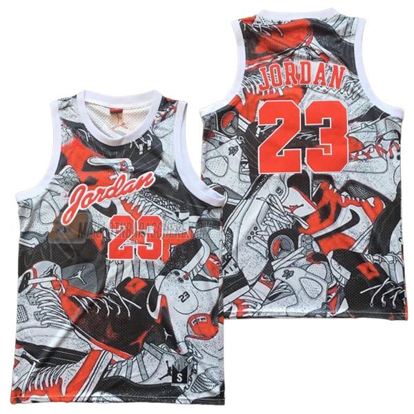 maillot michael jordan chicago bulls de 23 homme gris 23210c30