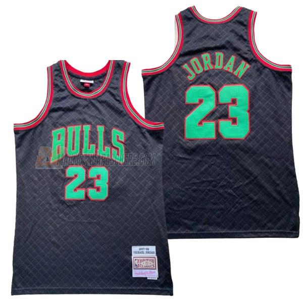 maillot michael jordan chicago bulls de 23 homme noir 23210c35