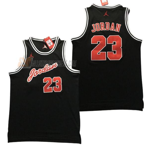 maillot michael jordan chicago bulls de 23 homme noir 23210c38