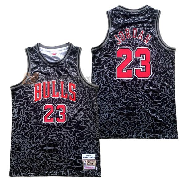 maillot michael jordan chicago bulls de 23 homme noir 23210c6