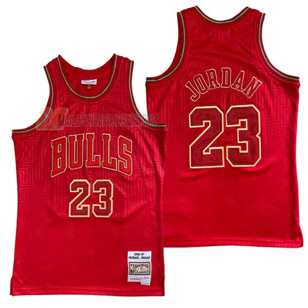 maillot michael jordan chicago bulls de 23 homme rouge 23210c15