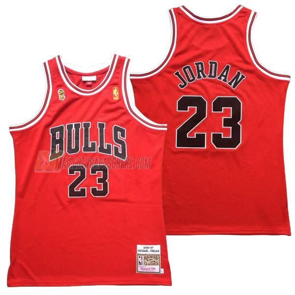 maillot michael jordan chicago bulls de 23 homme rouge 23210c31