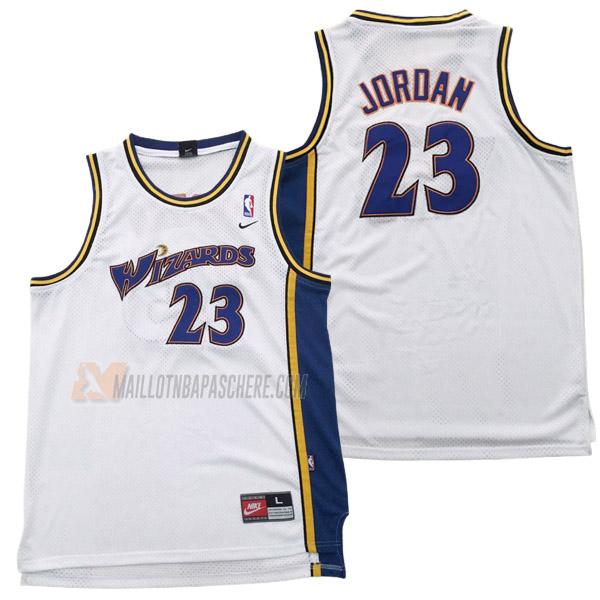 maillot michael jordan washington wizards de 23 homme blanc 23210c23