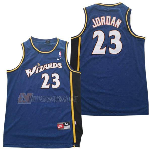 maillot michael jordan washington wizards de 23 homme bleu 23210c1