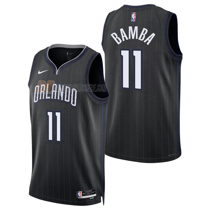 maillot mo bamba orlando magic de 11 homme noir city edition 2023