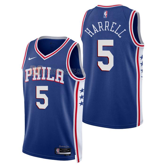 maillot montrezl harrell philadelphia 76ers de 5 homme bleu icon edition 2023