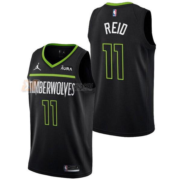 maillot naz reid minnesota timberwolves de 11 homme noir statement edition 2023