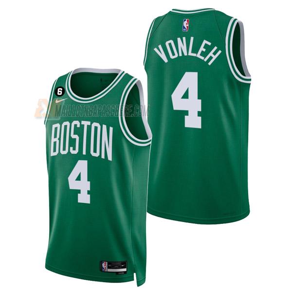 maillot noah vonleh boston celtics de 4 homme vert icon edition 2023