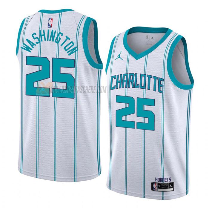 maillot p.j. washington charlotte hornets de 25 homme blanc association edition 2023