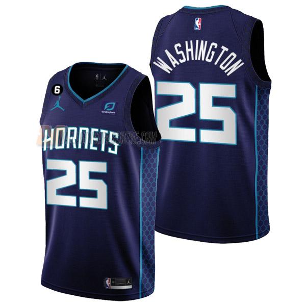 maillot p.j. washington charlotte hornets de 25 homme mauve statement edition 2023